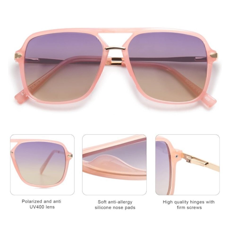 Retro Aviator sunglasses - Picture 4 of 5
